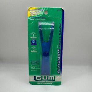 New Unopened GUM Butler Blue Plastic "Flossmate Handle" for Dental Floss
